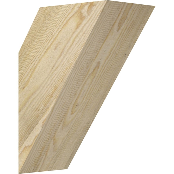 Ekena Millwork 6"W x 10"D x 14"H Traditional Rough Sawn Knee Brace, Douglas Fir BRC06X10X14TRA00RDF - main